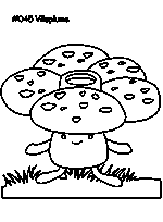 coloriage pokemon vileplume